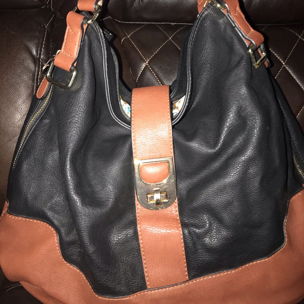 EUC Big Buddha Leather Handbag